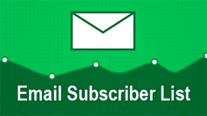 email subscriber list