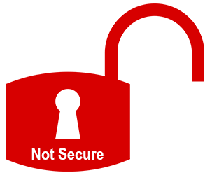 not secure lock