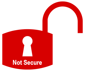 not secure lock